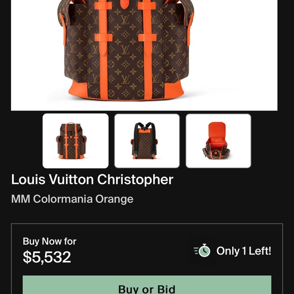 Louis Vuitton Christopher MM - Picture 3 of 8